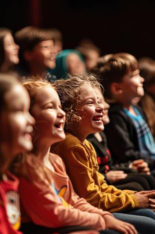 enfants dans salle concert