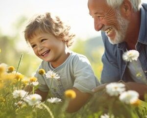 les grands-parents et leurs petits-enfants