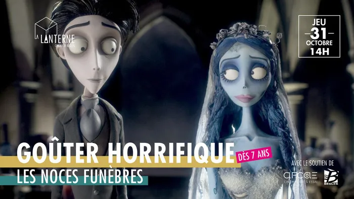 Séance spéciale Halloween , La Lanterne projette le film "Les Noces Funèbres" suivi d’un goûter horrifique
